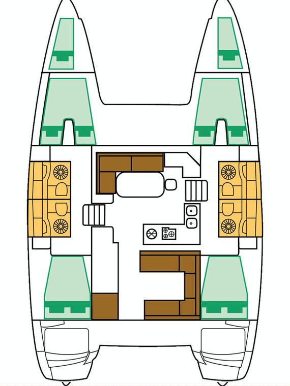 Image of Turquoise yacht #2