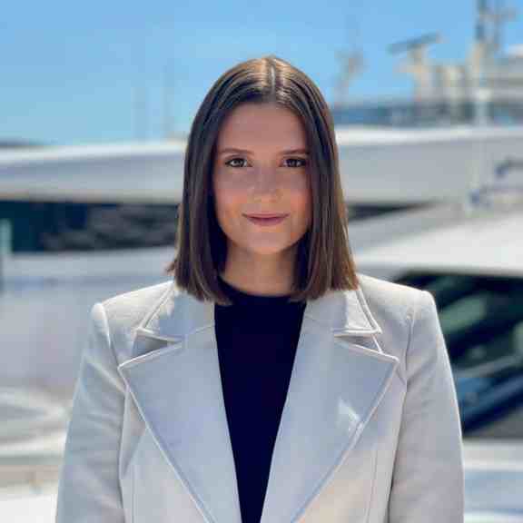 Benita Goosen, yacht charter broker with AMWAX Prime.