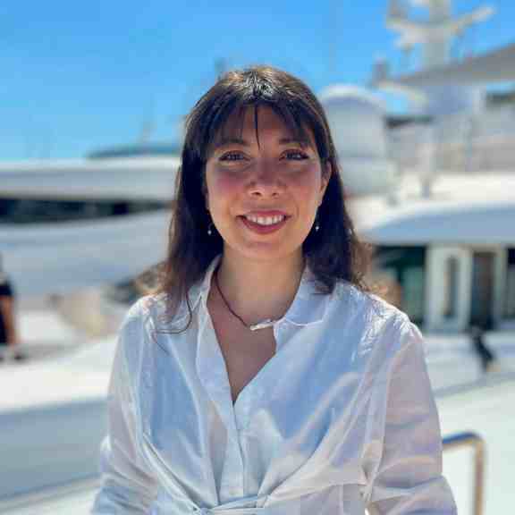 Marina Gantsidou, yacht charter broker with AMWAX Prime