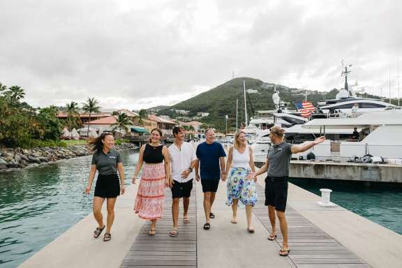 Anchored near Peter Island