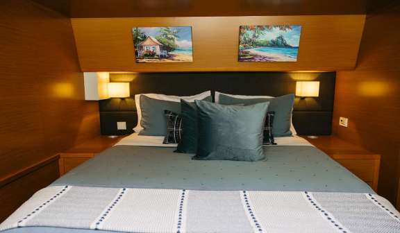 Amidships guest queen suite