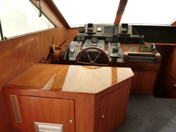 As part of the refit this is the new alfresco bar