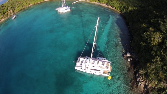 Anchored out in Little Harbour