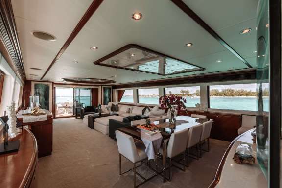 Main Salon Looking Aft