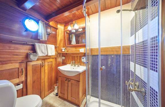 Master cabin bathroom