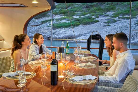 Al fresco dining area