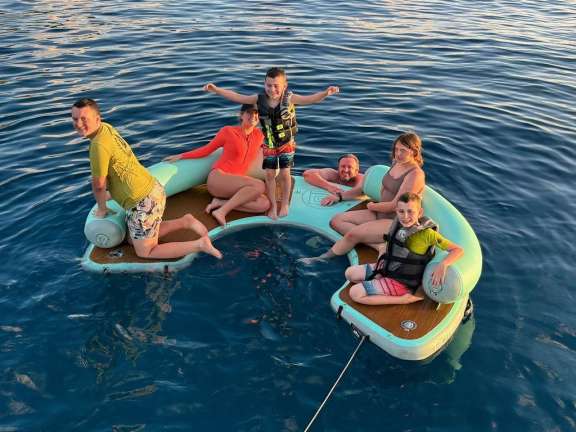 Everyone loves the floating lounge