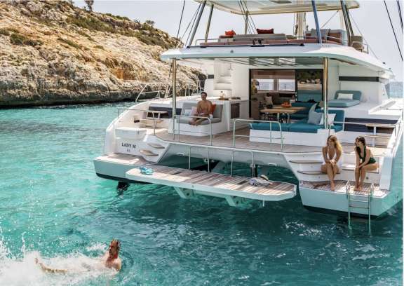 Caribe Express water taxi interior