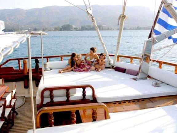 Sun beds Aft Deck