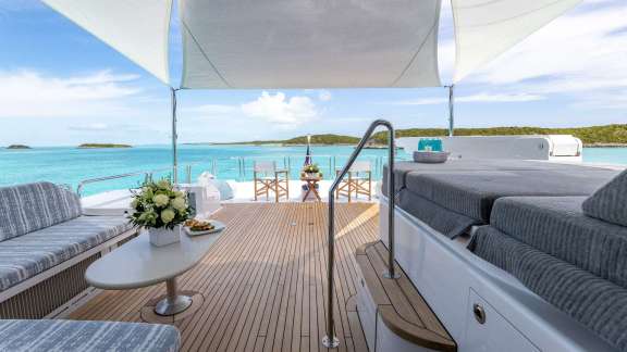 Flybridge Looking Aft