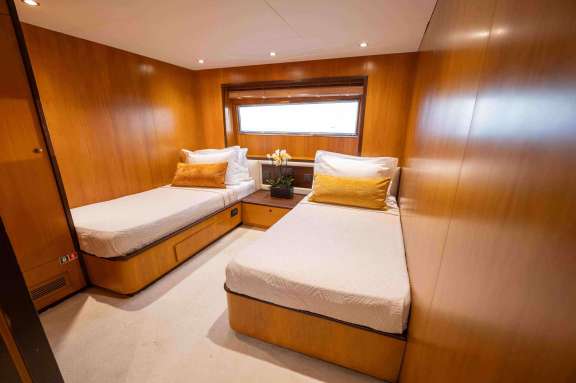 Twin cabin on the main deck