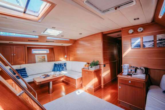 Salon viewed from the galley