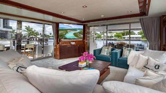 Main Salon looking aft