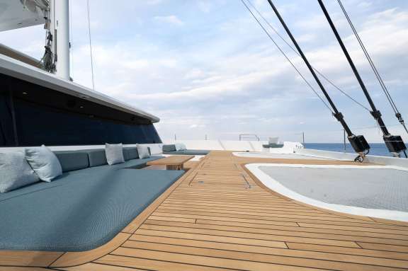 Fore Deck Lounging Area