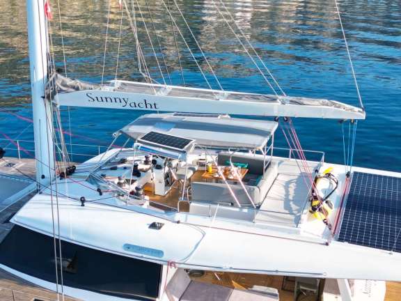 Aerial view of the flybridge